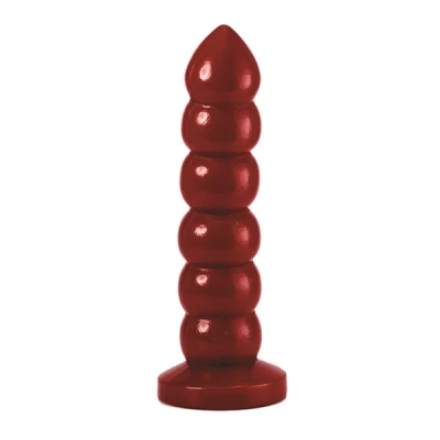 Afbeelding van Grote Geribbelde Dildo WAD Beyonder Rood