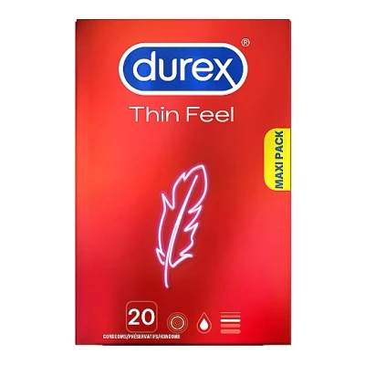 Afbeelding van 3x Durex Condooms Thin Feel 20 stuks
