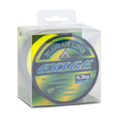 Afbeelding van Anaconda Exige Fluo UV Monofilament Carp Line 1200m 0.36mm (10.20kg) Gevlochten lijn