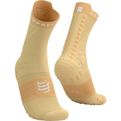 Afbeelding van Compressport Pro Racing Socks Trail V4.0 Trailrunsokken Impala / Buff Orange 35 38