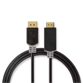Afbeelding van DisplayPort naar HDMI kabel Nedis 2 meter (4K@30Hz)