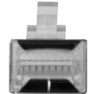Afbeelding van ACT TD108B RJ45 (8P/8C) Afgeschermde Modulaire Connector Ronde Kabel Masssieve Aders 25 stuks