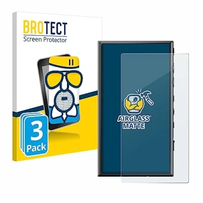 Afbeelding van BROTECT Antireflecterende Glas Screen Protector Mat voor Sony Walkman NW A306 (3 Stuks) Schermbeschermer [Beschermglas Folie niet Gehard Glas]