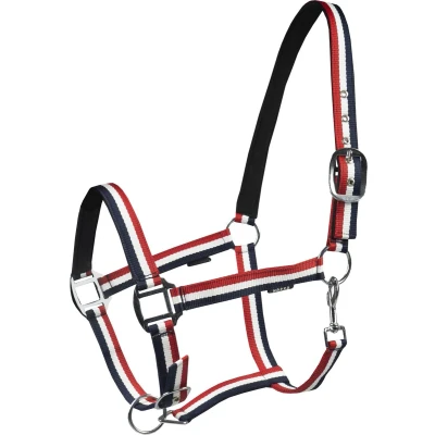 Afbeelding van Horka Halster Nubuck Rood/Wit/Blauw XFull