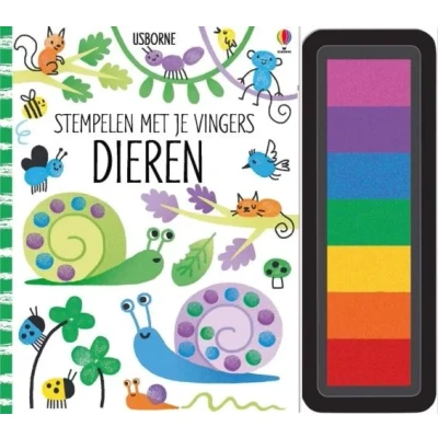Afbeelding van WPG Uitgevers Stempelen met je vingers Dieren