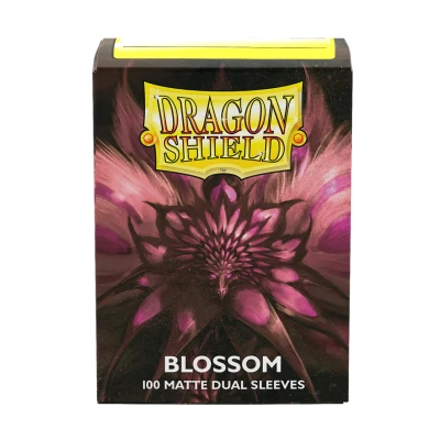 Afbeelding van Dragon Shield Matte dubbele standaardformaat kaarthoezen 100 CT Gladde en stoere premium TCG hoezen compatibel met Pokemon, vlees bloed, eendelig Magic The Gathering Blossom