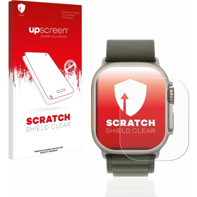 Afbeelding van upscreen Schermbeschermer voor Apple Watch Ultra/Ultra 2 Screen Protector Transparant, Antikras, Anti Vingerafdruk