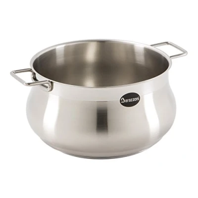 Afbeelding van Barazzoni 001002018 Casseruola, diameter 18 cm, Linea Tummy in Acciaio, 18/10