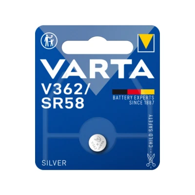 Afbeelding van Varta Batterij Zilveroxide, Knoopcel, 362, SR58, 1.55V Elektronica, Retail Blister (1 Pack)