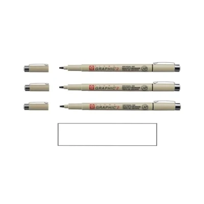 Afbeelding van SAKURA Pigma Micron Graphic 2 set 3 stuks en 1 kaart