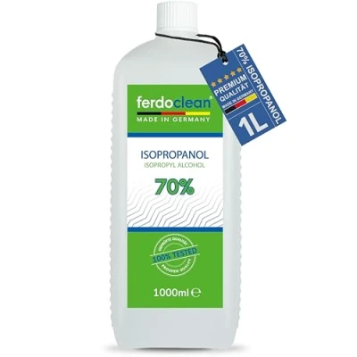 Afbeelding van 1L isopropylalcohol 70% solvent isopropanol 70 reiniger voor autolakken Verijdelen Ontvetter Wasmiddelen IPA 1000 ml 2 propanol