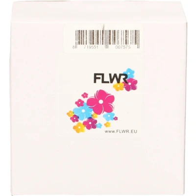 Afbeelding van FLWR Brother DK 11208 38 mm x 90 wit labels