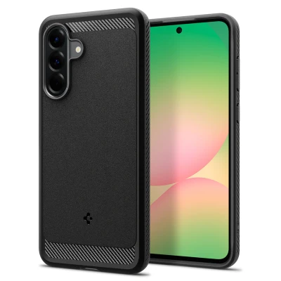 Afbeelding van Spigen Rugged Armor Case Compatibel met Samsung Galaxy A56 5G hoesje Matte Black