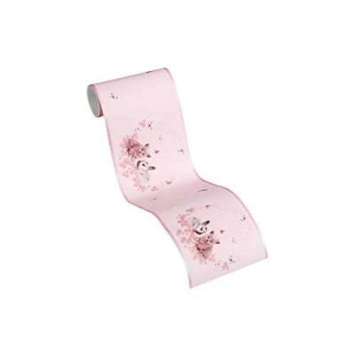 Afbeelding van AS Creation Little Stars 35567 1 Roze / Zilver