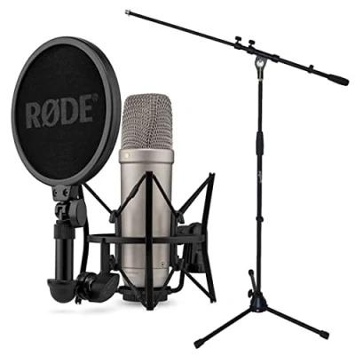 Afbeelding van Rode NT1 5e generatie XLR USB Studio Microfoon + Keepdrum Microfoonstandaard