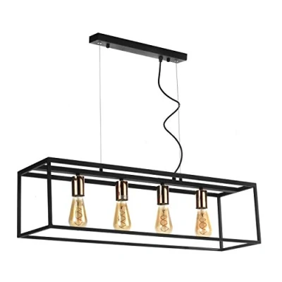 Afbeelding van ONLI Hanglamp Floki als open kubus, 4 lamps