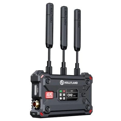 Afbeelding van Hollyland Pyro S Video draadloze route Wireless SDI HDMI 4K30/1080p60, 400 m bereik 50 ms latentie, tot 4 ontvangers, Auto Dual Band Hopping Smart Channel Scan, UVC Live Stream APP Bewaakt (1TX)