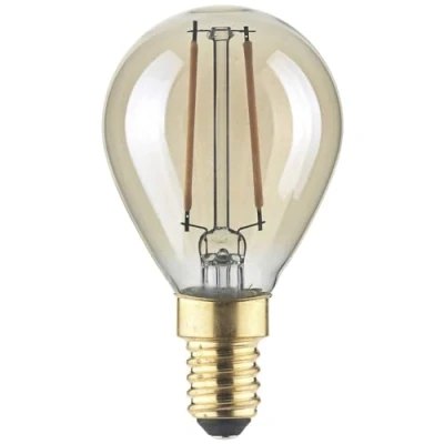 Afbeelding van LightMe LM85054 LED lamp E14 Kogel 4.5 W Barnsteen (Ø x l) 45 mm 80 1 stuk(s)