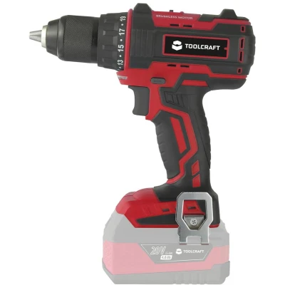 Afbeelding van TOOLCRAFT ABS 800 TO 7427322 accu schroefboormachine 20 V Li ion Brushless, Zonder