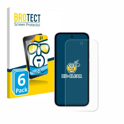 Afbeelding van BROTECT Screenprotector voor Google Pixel 9a Folie Beschermfolie transparant (6 Stuks)
