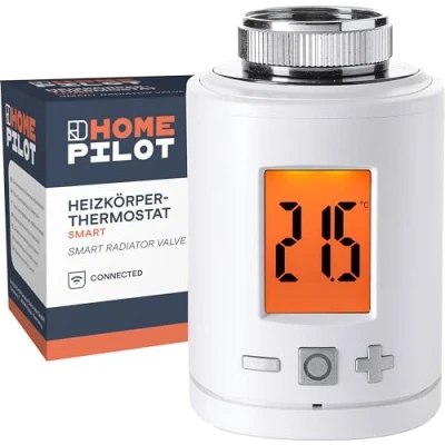 Afbeelding van HOMEPILOT 13601001 Hausautomatisierung Radiatorthermostaat Draadloos