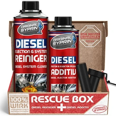 Afbeelding van SYPRIN Dieselsysteemadditief en Dieselsysteemreiniger Diesel Additief reiniger voor Dieselsysteem Dieselmotor Dieselbrandstof I Pakket 250ml + 500ml (Diesel Additive Cleaner)