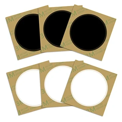 Afbeelding van NFC tag SANPOPO10 stuks zwarte mix, 10 stuks, wit, Ntag215 stickers, anti metalen werkt op metaal, compatibel met Android iOS telefoons en apparaten, 504 bytes geheugen, volledig