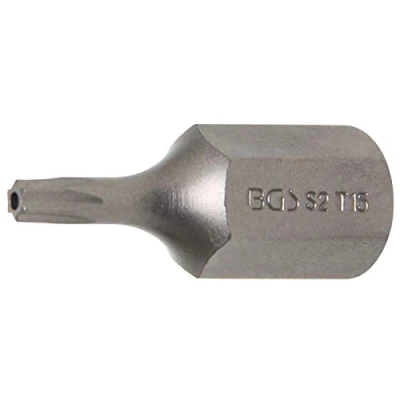 Afbeelding van BGS 4615 Bit 10 mm (3/8&quot;) buitenzeskant T profiel (voor Torx) met boring T15