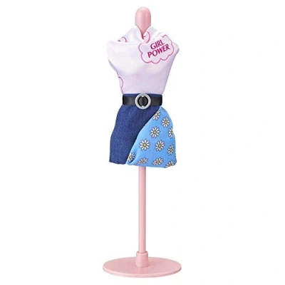 Afbeelding van BANDAI 40412 Harumika Fashion Design voor kinderen Craft Your Eigen Catwalk Looks met deze Creative Kit Single Torso Set &#039;Neon Beast&#039; stijl bevat herbruikbare Mannequin, stof en accessoires