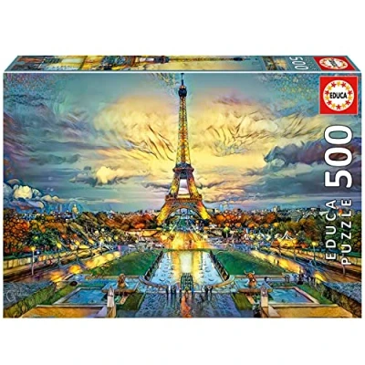 Afbeelding van 500 stukjes Eiffeltoren Educa Legpuzzel