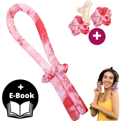 Afbeelding van BeautyFit® Heatless Haarkruller + Inclusief E book Satijnen Haarrollers Krulspelden Krulset Rollers Curling Ribbon