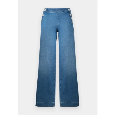 Afbeelding van Only High waist jeans ONLMADISON HW BUTTON WIDE DNM GEN769NOOS