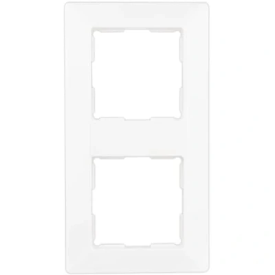 Afbeelding van REV 0236820104 Quadro, stopcontact met 2 stopcontacten, frame lichtschakelaar etc., wit
