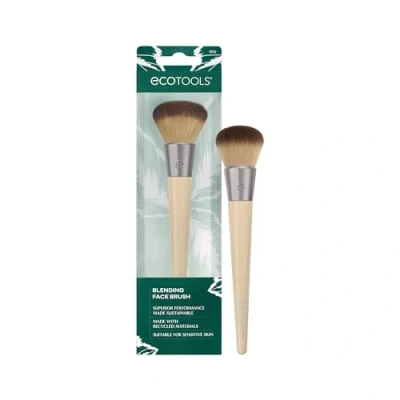 Afbeelding van EcoTools Mengsel Gezichtsmake upkwast, voor vloeibare en crèmefoundation, bronzer blush, multifunctionele make dens, synthetische borstels, milieuvriendelijk, dierproefvrij