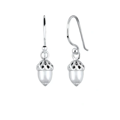 Afbeelding van Elli Haselnuss Tracht Oorbellen, Dames, Maat: One Size, Silber