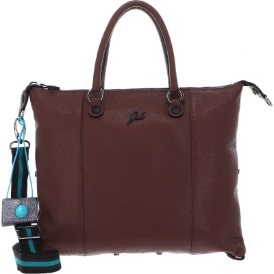 Afbeelding van Gabs Leren Schoudertas G3 Plus TG Bull Black Shoulder Bag Dark Leather Bruine