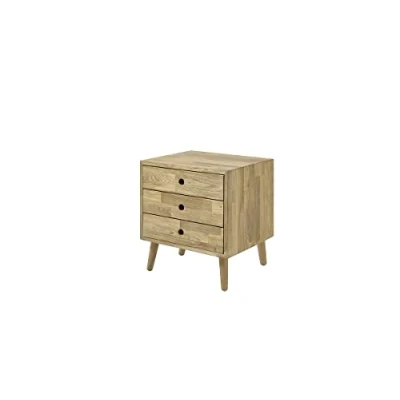 Afbeelding van Nova Design Agra Massief Eiken Commode 3 Lades