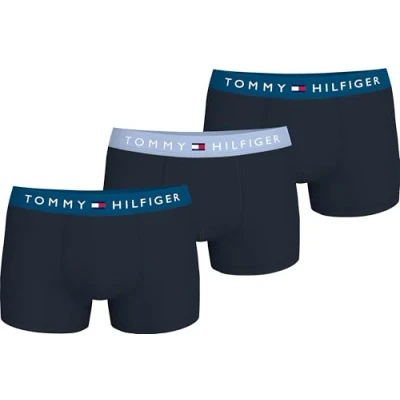 Afbeelding van Tommy Hilfiger Trunk 3 PACK Onderbroeken, Heren, Maat: XL, Indgo/blu/blu heather