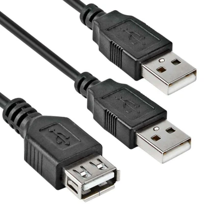 Afbeelding van USB 2.0 voedingskabel 0.3 m Goobay
