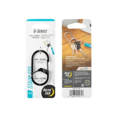 Afbeelding van Nite Ize G Series Karabijnhaak Zwart #3