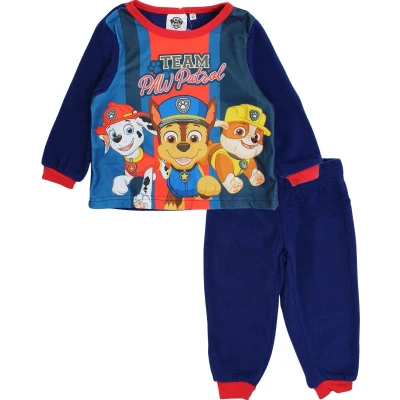 Afbeelding van Paw Patrol pyjama fleece team blauw maat 92