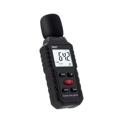 Afbeelding van Tolesum Decibel Digitale geluidsniveaumeter 30 dB tot 130 met lcd display, geluidsmeter voor kantoor, bouwplaats, fabriek