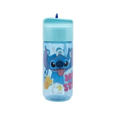 Afbeelding van My sweety pop Drinkfles Stitch Kunststof Voor kinderen Kleuterschool School Vakantie Maaltijden 18 cm meisjes 430 ml Hydratatie Cadeau idee BPA vrij