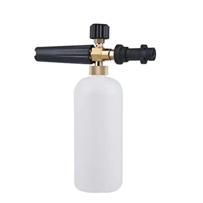 Afbeelding van Aim Tools Sneeuwschuimlans schuimkanon verstelbare 1L hogedrukreiniger zeepdispenser fles mondstuk compatibel met Karcher K2 K3 K4 K5 K6 K7 pistool 171315