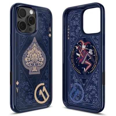 Afbeelding van Spigen iPhone 16 Pro Max hoesje Ultra Hybrid T MagFit [c11 serie Chronos editie] [Camerabedieningsknop] [Ruimtelijk 3D effect dankzij hexa laagprint] Compatibel met MagSafe accessoires Fearless