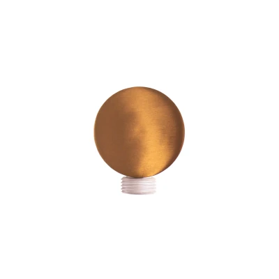 Afbeelding van OUTLET Rubio Inox muuraansluitbocht rond volledig RVS kleur PVD Geborsteld Koper 1208920726 Laatste product