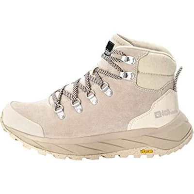 Afbeelding van Jack Wolfskin Terraventure Urban MID Regenlaarzen, Dames, Maat: 40.5, Beige Leer en textiel