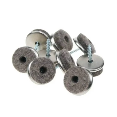 Afbeelding van PVC Viltglijder met schroef 24 mm (100 st) Vloer Lab21