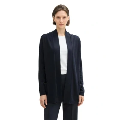 Afbeelding van TOM TAILOR Cardigan voor dames, 10668 Sky Captain Blue, M