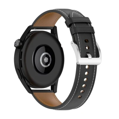 Afbeelding van Garmin Forerunner 255 Luxe leren bandje Zwart leather
